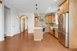 Kitchen with island and ENERGY STAR stainless appliances