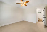 Bedroom beside the full hall bath