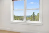 Blue Ridge mountain views from the primary bedroom